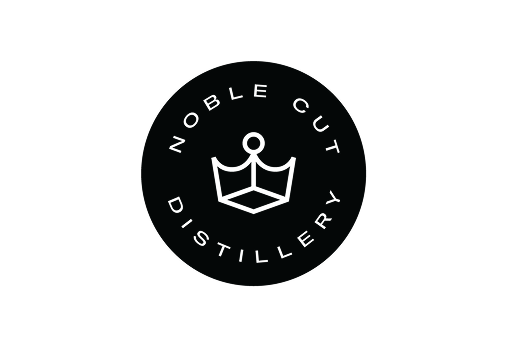 Noble Cut Distillery logo featuring a crown icon inside a black circle.